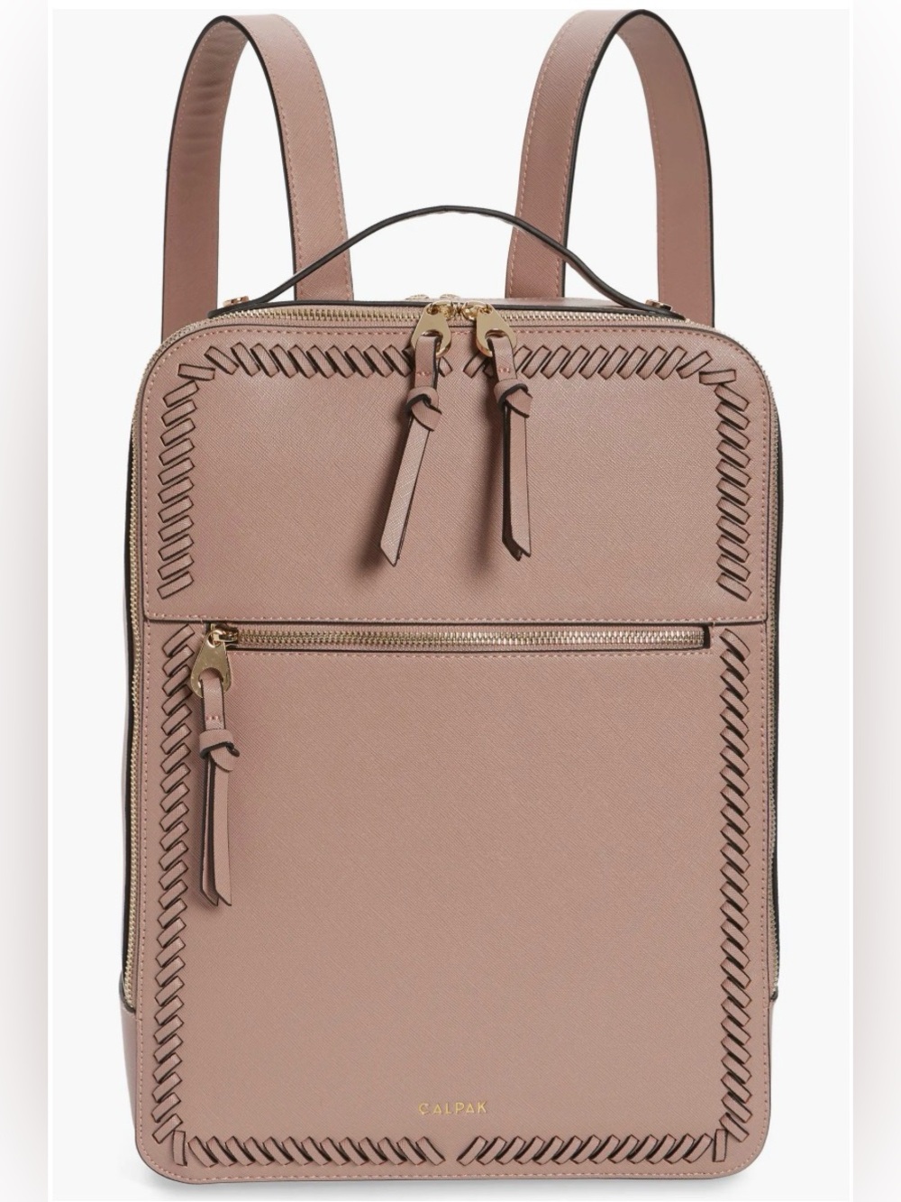 CALPAK Kaya Faux Leather Laptop Backpack